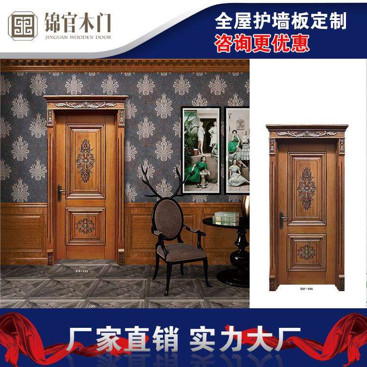 成都室内生态木门套装厂家免漆原木门房间卧室工程门厨房门原木门