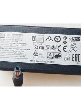APD亚源19V3.42A电源配接器DA-65C19笔电充电线DC变压器65W