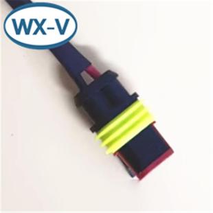 282080-1线束AMP接插件汽车防水插头线对接头282080-1带线