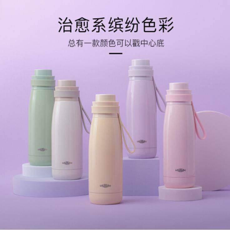 utillife迷你保温杯多功能可爱高颜值便携轻巧随行杯不锈钢350ml图片