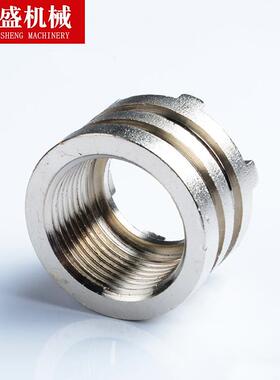 铜件加工PPR嵌件内外丝铜螺母件PPRPBPVC铜嵌件58-59铜螺纹管件