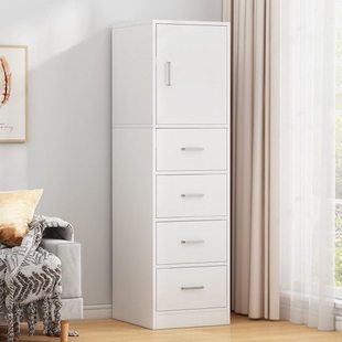 楼梯下储物柜客厅柜子立式高靠墙大容量楼梯间底下卧室收纳柜窄边