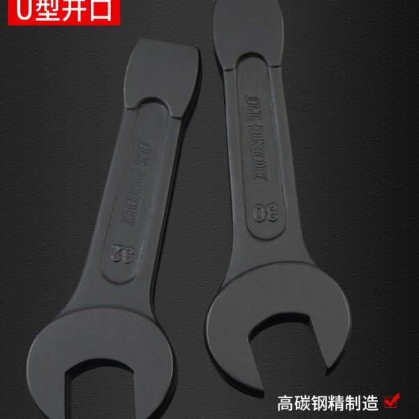 重型敲击扳手开口直柄单头呆扳手24/36/41/46/55锤打击六角死扳手,五金/工具,单头呆扳手,淘宝优惠券,粉丝福利购,淘宝优惠卷
