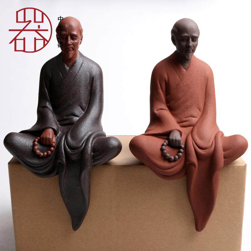 弘一法师精美陶瓷雕像摆件家居客厅办公室陶瓷工艺品文艺精神