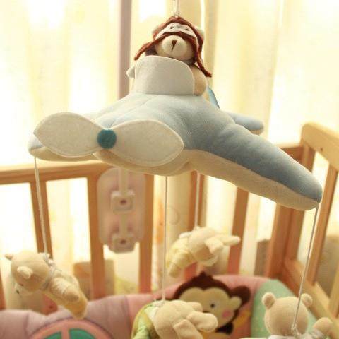 壮志凌云毛绒八音盒床铃婴儿音乐盒旋转床挂床头铃新生玩具,机械设备,其他机械设备,淘宝优惠券,粉丝福利购,淘宝优惠卷