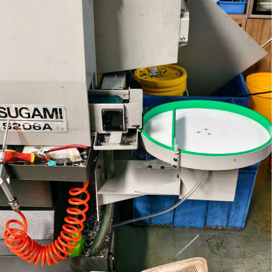 直径380mm旋转接料盘下料装置适配津上西铁城斯大走心机保护工件