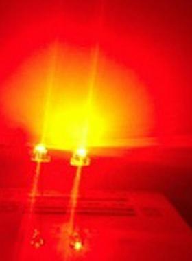 led灯珠F5/5mm草帽超高亮蜡烛闪红光灯珠抖动闪LED发光二极管