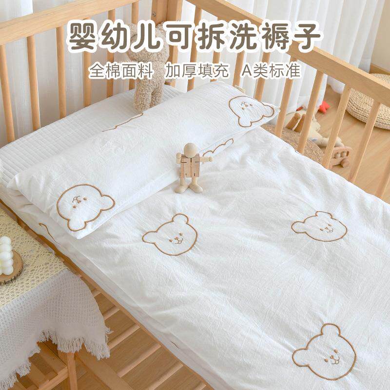 新生婴儿秋冬加厚褥子宝宝纯棉花床垫幼儿园儿童午睡床褥铺被