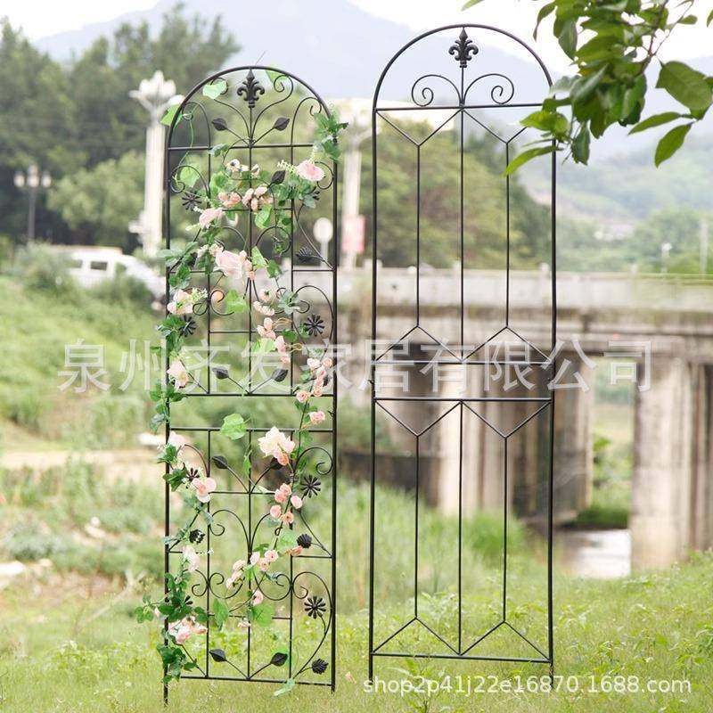 铁线莲月季爬藤架子花园栅栏花架蔷薇户外庭院铁艺栅栏花支架,纺织面料/辅料/配套,纺织机械配件,淘宝优惠券,粉丝福利购,淘宝优惠卷
