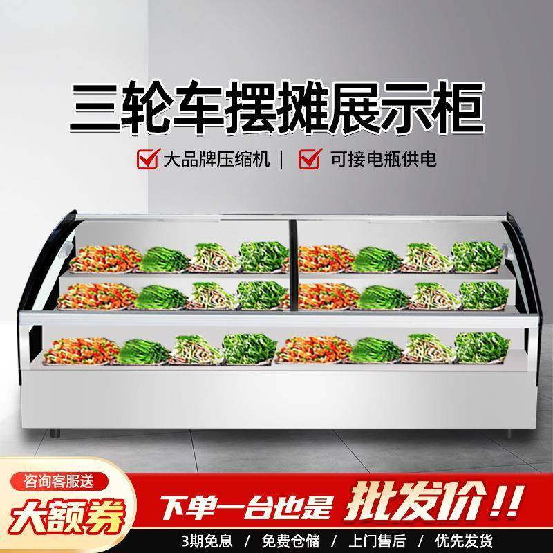 台式阶梯展示柜冰台三轮车摆摊冷藏展示柜冰箱柜海鲜烧烤串串冰柜,纺织面料/辅料/配套,纺织机械配件,淘宝优惠券,粉丝福利购,淘宝优惠卷