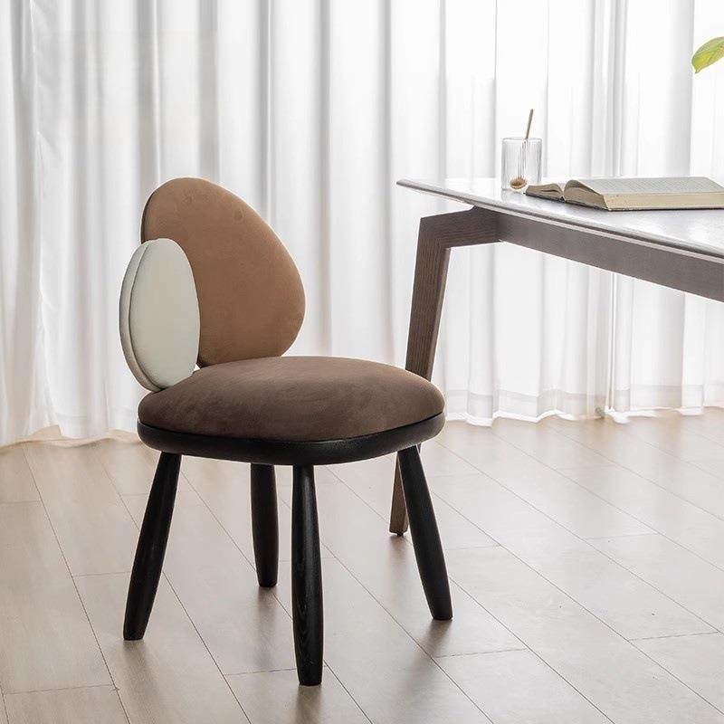 设计师单人椅家用轻奢靠背椅软包个性办公椅餐桌椅餐厅样板房椅子,收纳整理,烫衣板及配件,淘宝优惠券,粉丝福利购,淘宝优惠卷