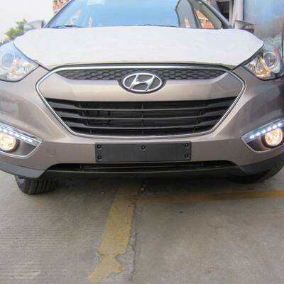 适用于现代Ix352010-2013专用LED日间行车灯雾灯改装防水