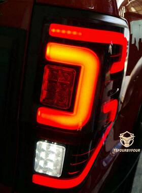 适用于RangerRaptor皮卡尾灯T7T8改装总成LED灯流光行车灯刹车灯