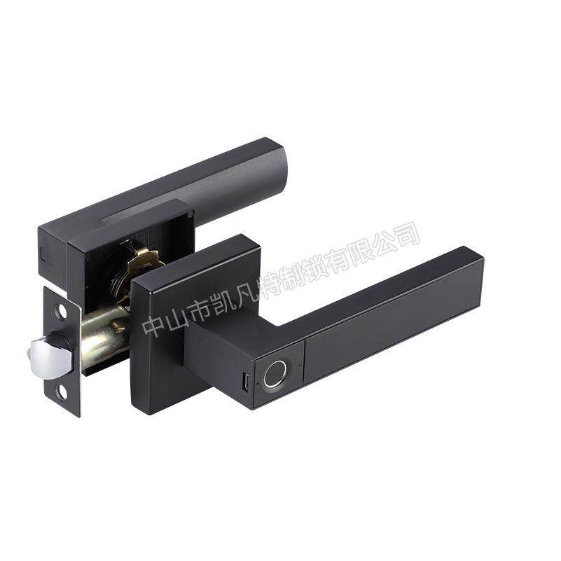 家用安全防盗客厅指纹双开门锁现代简约智能指纹锁凯凡特