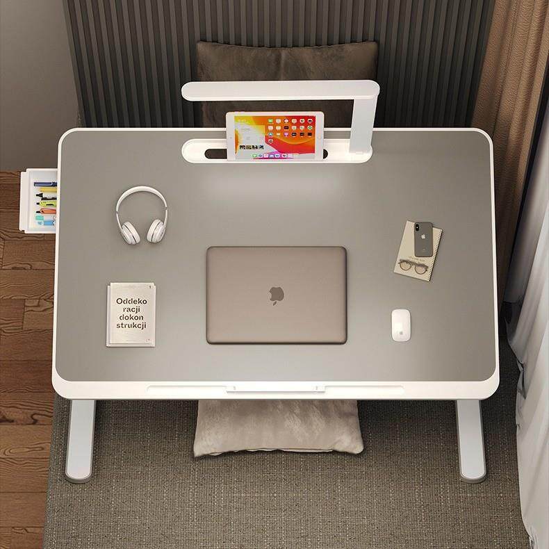 带台灯小桌子可折叠升降床上书桌学生写字飘窗卧室宿舍床上电脑桌