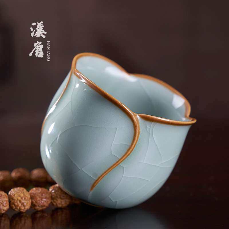 61K3哥窑青瓷主人杯单杯茶杯个人陶瓷品茗杯茶盏茶杯,电子元器件市场,其它元器件,淘宝优惠券,粉丝福利购,淘宝优惠卷