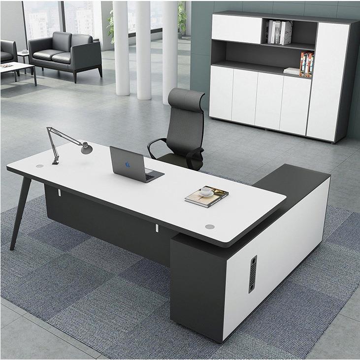 办公桌老板桌简约现代经理 办公桌椅组合 主管大气 办公室大班台