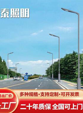 扶光路灯厂家直销单臂双臂LED路灯户外防水景观路灯