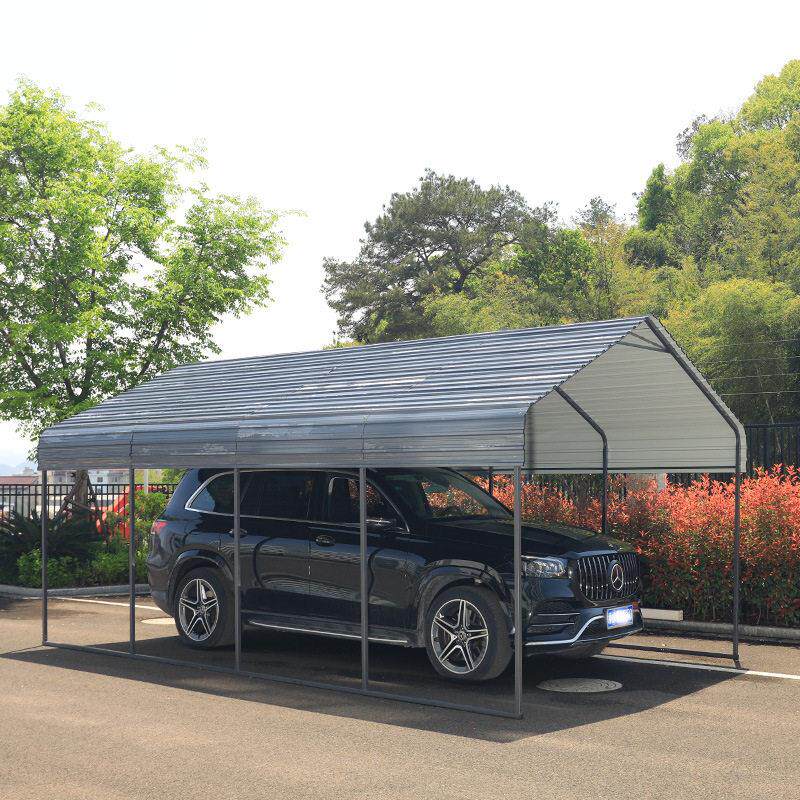 MetalCarport户外金属汽车篷遮阳棚雨棚别墅庭院室外停车库