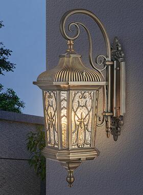 工厂直销户外全铜壁灯欧式铸铜高档别墅大门灯过道LED壁灯花园灯