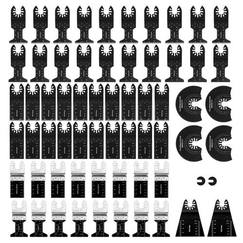 64件套热销万用宝锯片套装木工摆动工具配件