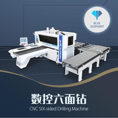 双钻包数控六面钻数控六面钻实木家具六面钻MDF六面钻蓝象数控