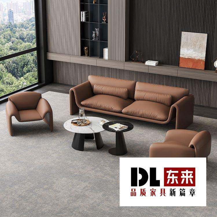 酒店大堂售楼部展厅洽谈沙发2025年新款客厅高端轻奢沙发套装组合