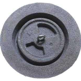 采暖炉锅炉配件封火盖闷火盖生铁炉口盖子带转心调节家用碳煤炉盖