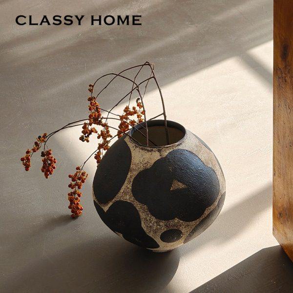 野口Wabi-sabi禅意侘寂风纯手工陶瓷花瓶 艺术民宿茶空间花器摆件,家居饰品,花瓶,淘宝优惠券,粉丝福利购,淘宝优惠卷