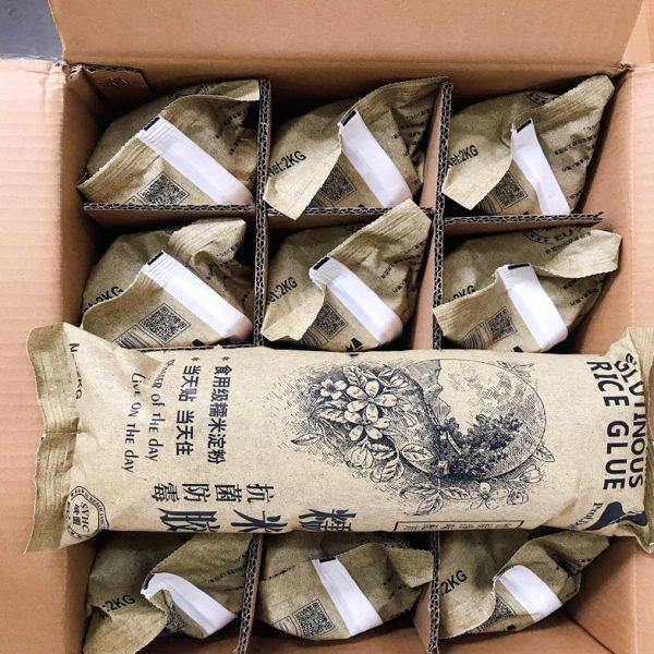 糯米胶墙布胶壁纸胶墙纸胶湿胶整箱整件12包工程净味竹炭基膜大桶