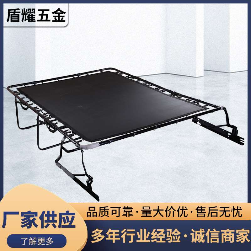 带板条隐形床小户型沙发床多功能三折床翻转床隐藏式五金配件