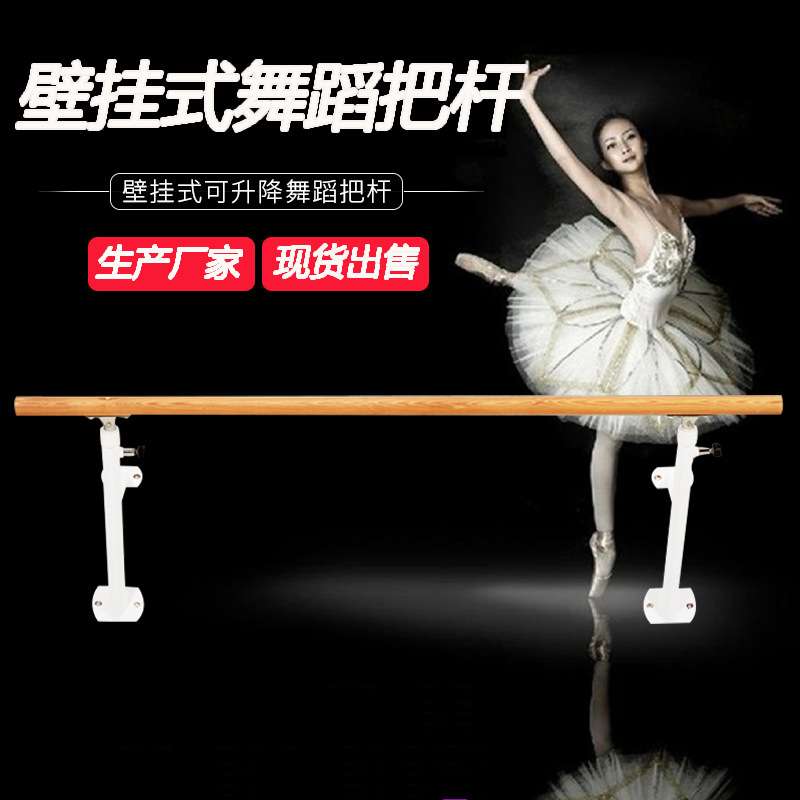 舞蹈把杆成人儿童家用可升降压腿杆舞蹈教室壁挂式舞蹈把杆