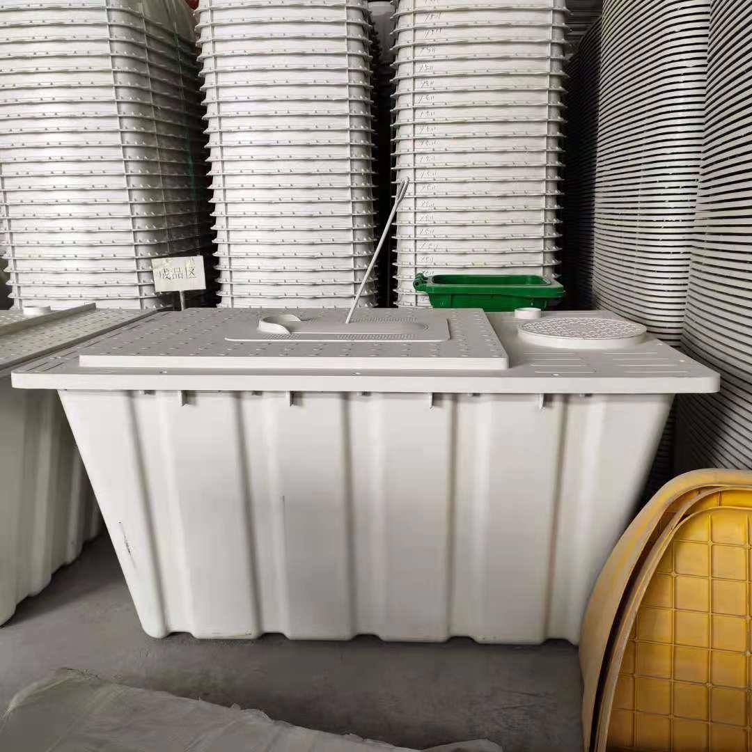 现货供应玻钢化粪池璃双坑压交模替单坑槽17子旱厕改造配套踏板槽