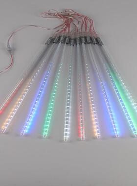 高QLN灯品质流星雨工厂直销圣诞星灯节日彩流户外化装亮饰挂树灯