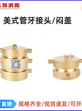 ANSI 铜铝美式NH内外螺纹管牙接头 铜美式闷盖 广州永翔工厂直销