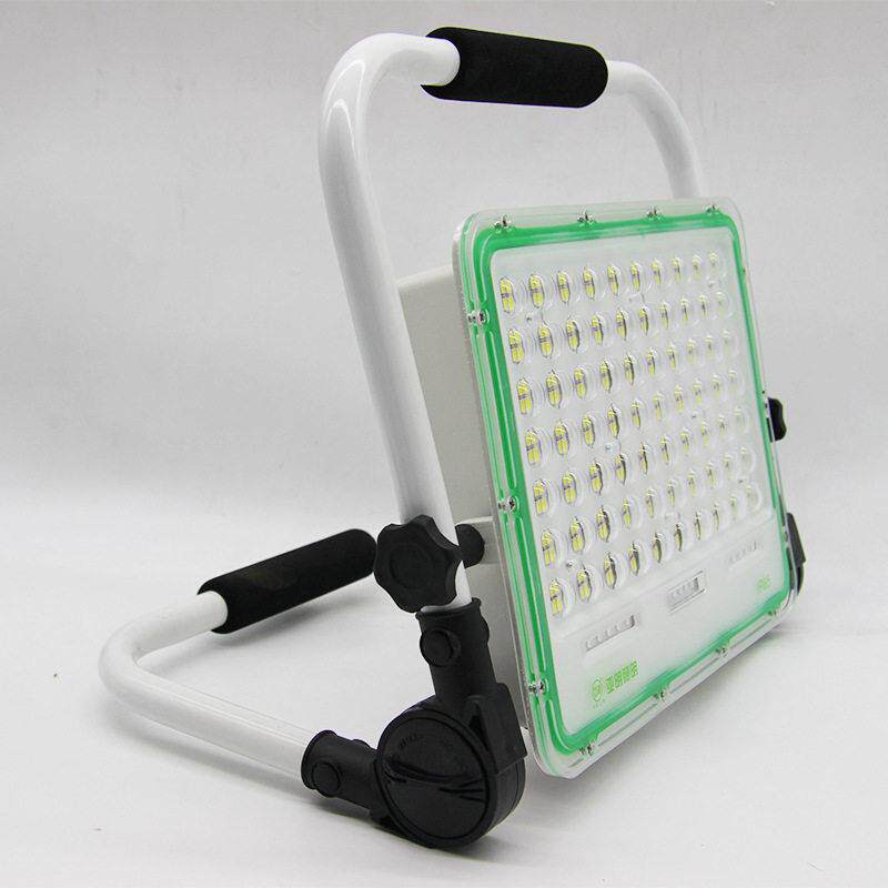 亚明LED充电投光灯10W动20LED充电00W急手提灯户外移探照灯应送充