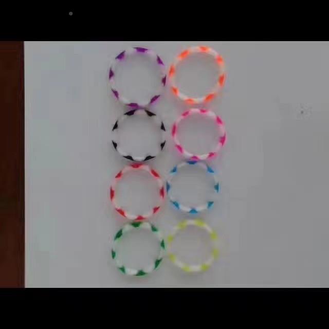 梅花拉发筋皮JGH雪花皮筋高弹力伸束圆形弹性圈发圈编织