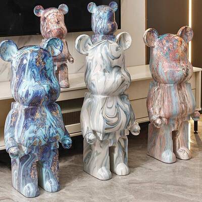 轻奢落地大型VRF存沙钱件客厅发样板摆房罐店铺水转印装饰品