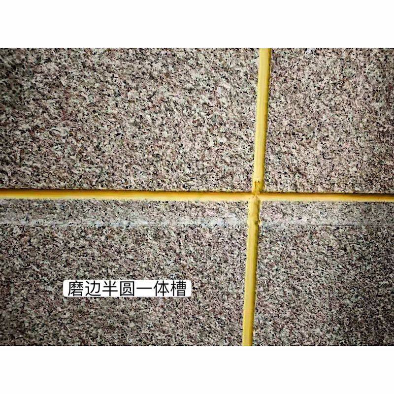 外墙铝合金磨边半圆槽仿石漆水包砂分格线条槽打胶铝槽凹槽U型槽