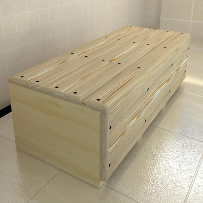 实木脚踏板垫脚木增高厨房台阶架子B鱼缸底座洗衣机垫高20防潮25