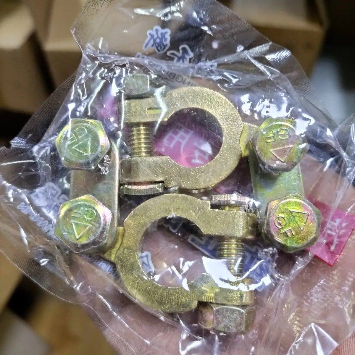电瓶桩头卡子纯铜加厚汽车蓄电池电瓶接线端子夹头电瓶柱接头夹子
