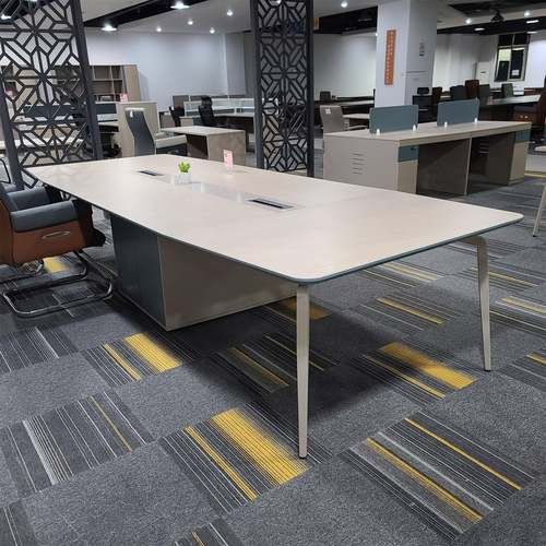 深圳简约现代会议桌长条桌洽谈桌工作台小型会议室接待桌长方形桌