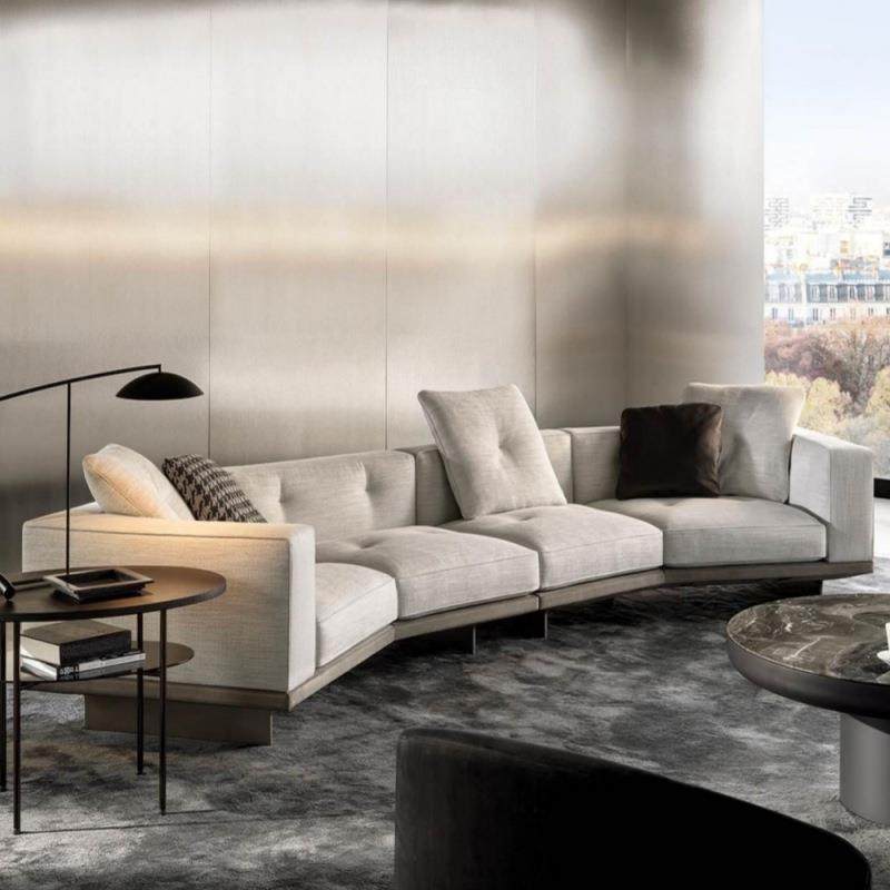 意大利新款意式极简DYLAN迪兰真皮沙发客厅直排弧型布艺沙发组合,机械设备,其他机械设备,淘宝优惠券,粉丝福利购,淘宝优惠卷