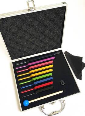 铝箱瑜伽音叉174HZ285396417528639741852963HZ彩色金色