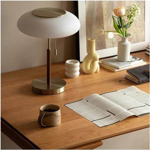 中古松茸台灯复古轻奢高级感装饰客厅卧室书房床头灯护眼装饰台灯,机械设备,其他机械设备,淘宝优惠券,粉丝福利购,淘宝优惠卷