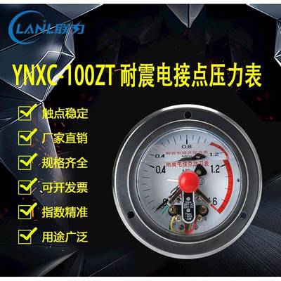 盘式上海联力仪表YNXC100ZT耐震电接点报警设置气压油压设置