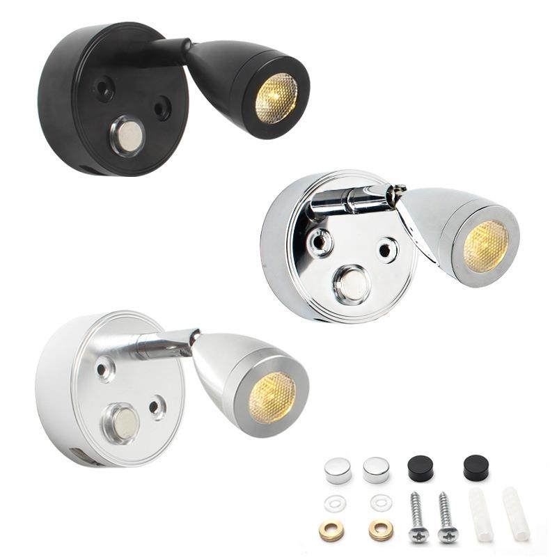 新款热销12V10-30V房车灯游艇阅读灯触摸调光三色切换带USB充电口,纺织面料/辅料/配套,纺织机械配件,淘宝优惠券,粉丝福利购,淘宝优惠卷