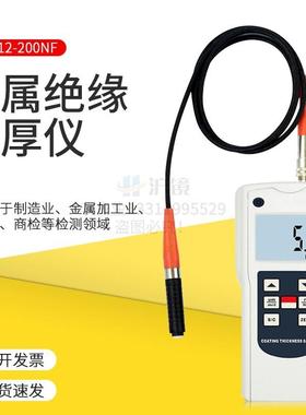 NF型涡流小零件工件非导磁金属绝缘覆盖层测厚仪0~200um