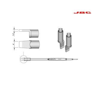 JBC原装烙铁头导热镊夹专用C420烙铁头双列烙铁头