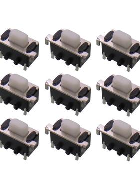 HDL-合德来轻触开关3.5*6*5侧按贴片带定位柱微动按键SMD编带盘装